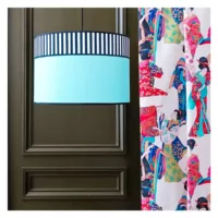 bleu lagon diamètre 45cm collection lampions