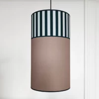 suspension lampions 2440 beige noisette