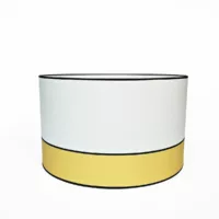 Abat-jour Helena diamètre 50cm coloris Jaune Safran