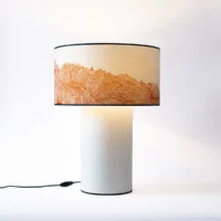 lampe 45cm de diamètre collection Oumi orange sanguine