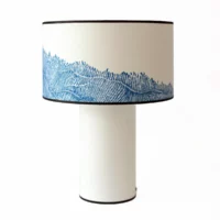 lampe 45cm de diamètre collection Oumi bleu indigo