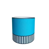 abat-jour lampions 25 cm bleu turquoise
