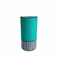 abat-jour diamètre 15cm hauteur 30cm vert émeraude