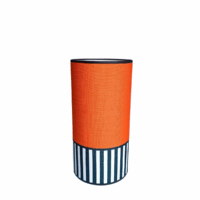 abat-jour orange sanguine lampions diamètre15cm hauteur 30cm