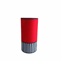 abat-jour diamètre 15cm hauteur 30cm lampions rouge sherry
