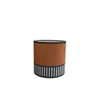 abat-jour diamètre 15cm hauteur 15cm beige moka