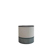 abat-jour diamètre 15cm hauteur 15cm le blanc