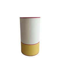 diamètre 22cm hauteur 40 jaune jaune safran et blanc arum