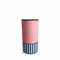 lampe trepied rose rosa lampions diamètre15cm