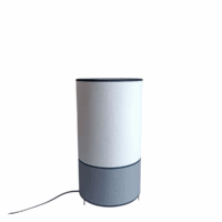 lampe trépied diamètre 22cm hauteur 40 gris souris Helena