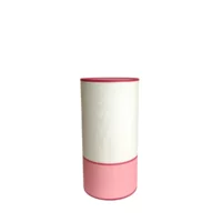 abat-jour massara diamètre 15cm hauteur 30 rose rosa et blanc arum