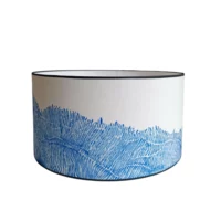abat-jour Oumi bleu indigo diamètre 45cm hauteur 24cm