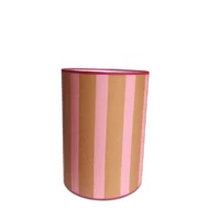 abat-jour confidence beige moka rose rosa 22cm de diamètre hauteur 30cm