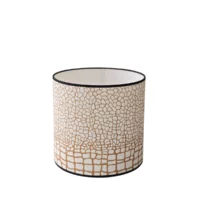 abat-jour Roma diamètre 25cm beige moka