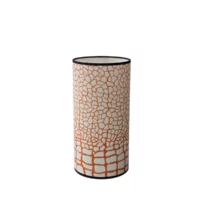abat-jour Roma diamètre 15cm orange sanguine