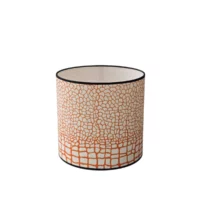 abat-jour Roma diamètre 25cm orange sanguine