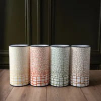 collection Roma abat-jour nouveautés 2025 ensemble des coloris en diamètre15cm hauteur 30cm