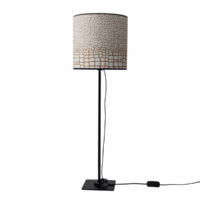lampe Roma pied 60cm beige moka