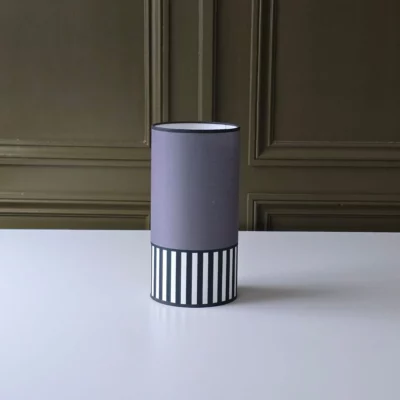 Abat-jour presque parfait lampions gris anthracite