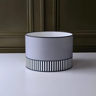 abat-jour presque parfait lampions gris souris