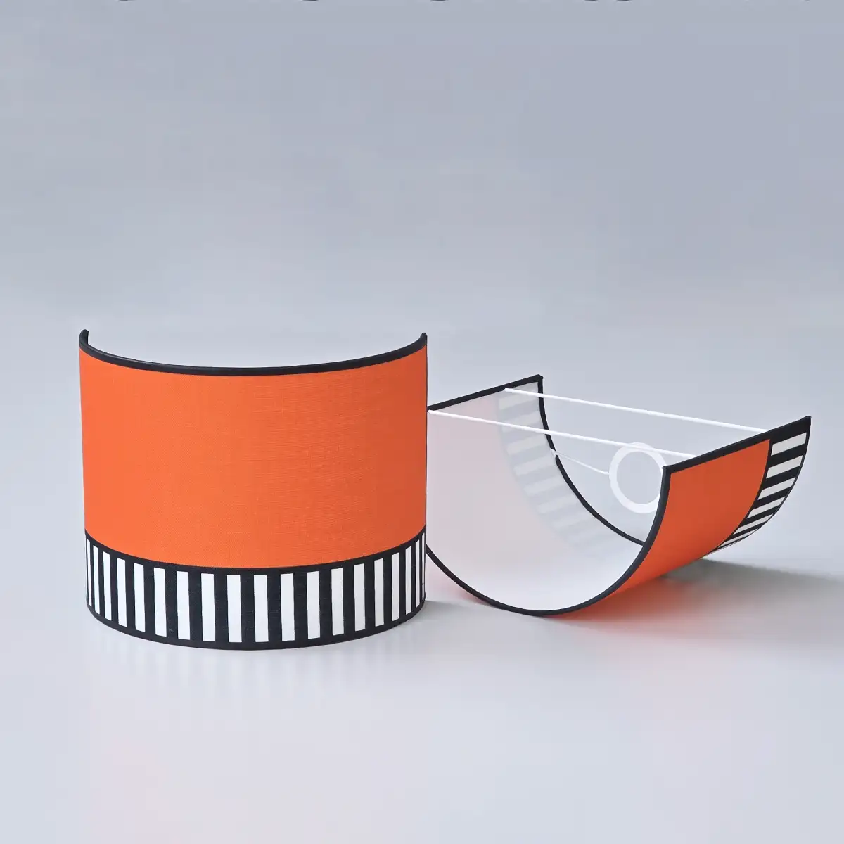 Appliques orange intense